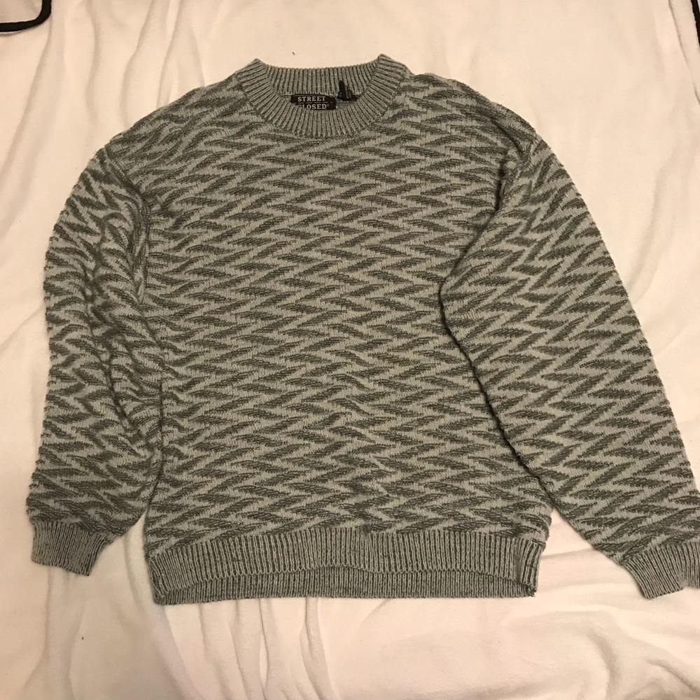 Vintage Oversized Grey Sweater